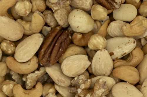 Gemengde noten gezouten